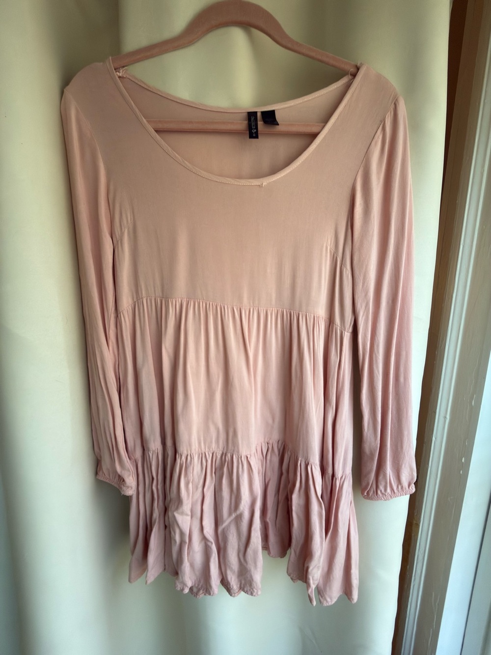 Wilfred Pale Pink Long Sleeve Tiered Tunic